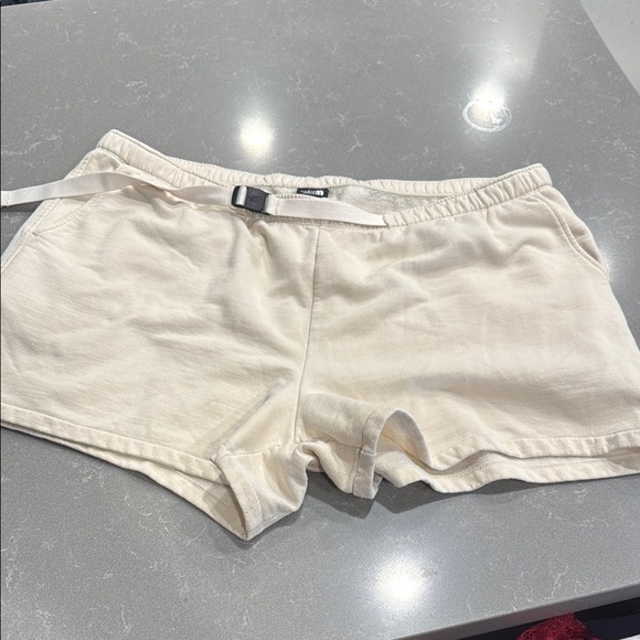 The North Face Cream Athletic Shorts Elastic Waist - Picture 1 of 8